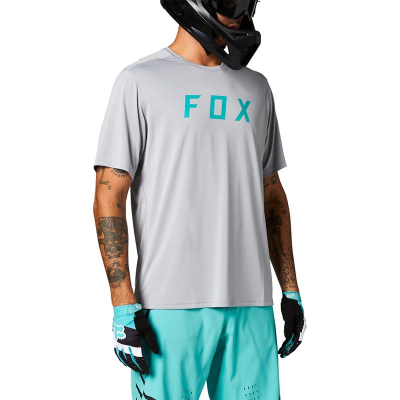 FOX RANGER SHORT SLEEVE JERSEY STEEL GREY