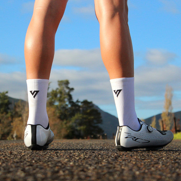 VERSUS CYCLING SOCKS WHITE