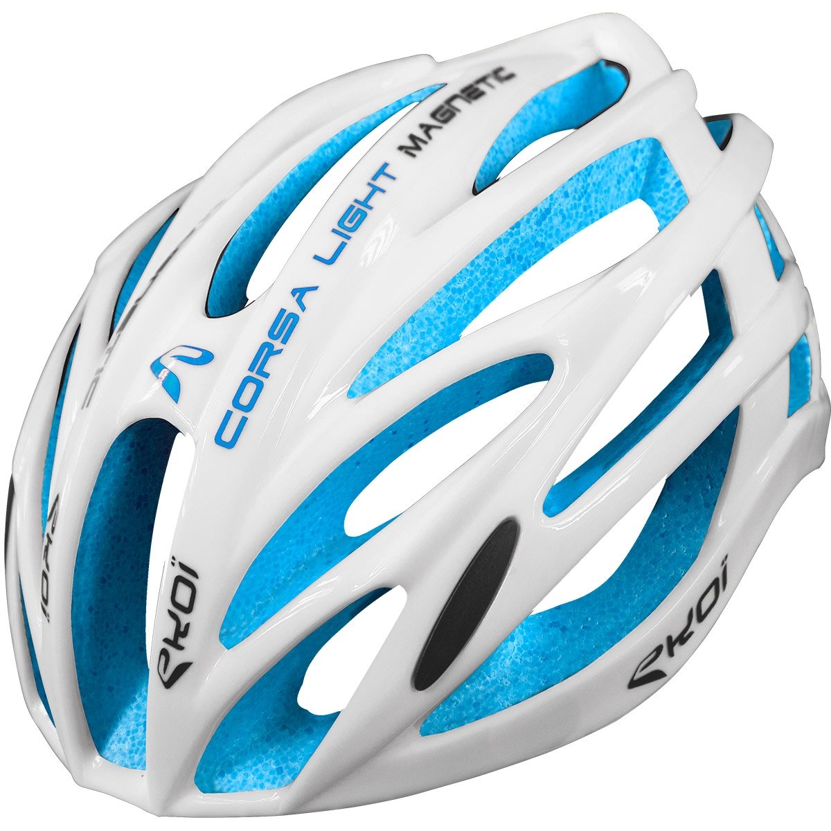EKOI CORSA LIGHT WHITE BLUE HELMET