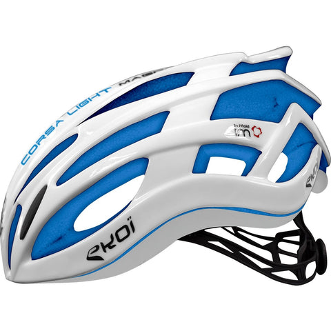 EKOI CORSA LIGHT WHITE BLUE HELMET