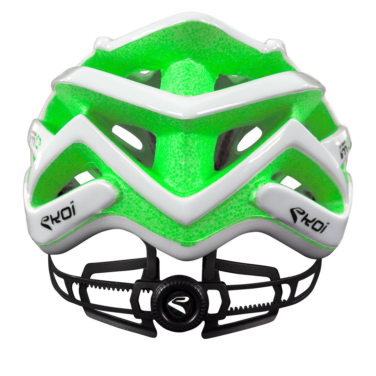 EKOI CORSA LIGHT WHITE GREEN HELMET