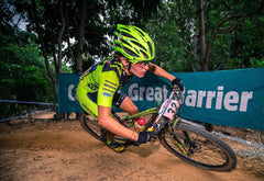 EKOI CORSA LIGHT BLACK GREEN HELMET