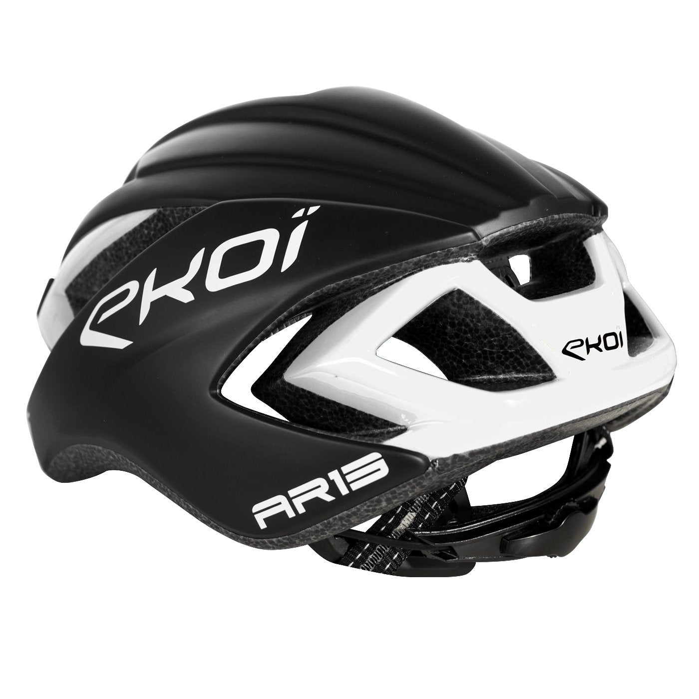 EKOI AR13 BLACK WHITE HELMET