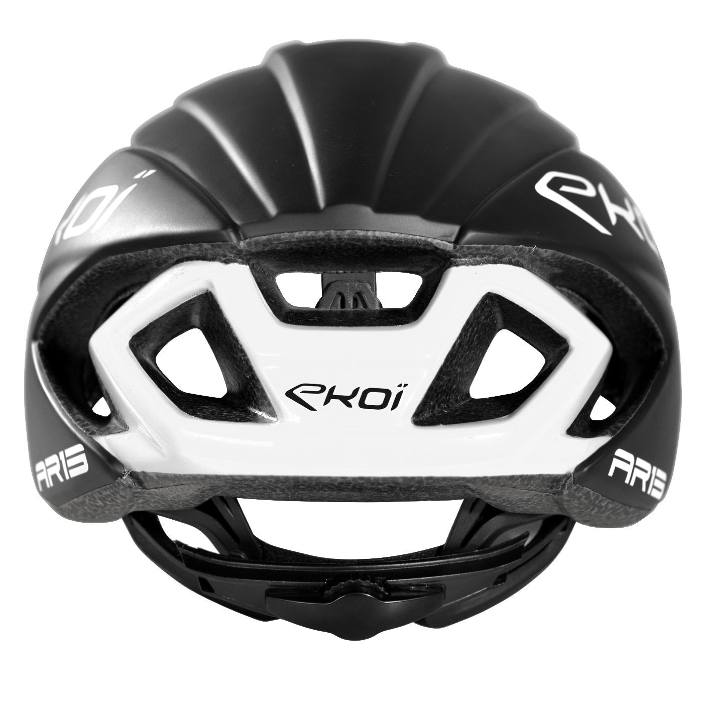 EKOI AR13 BLACK WHITE HELMET