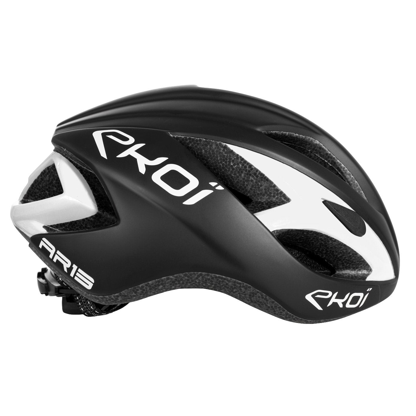 EKOI AR13 BLACK WHITE HELMET