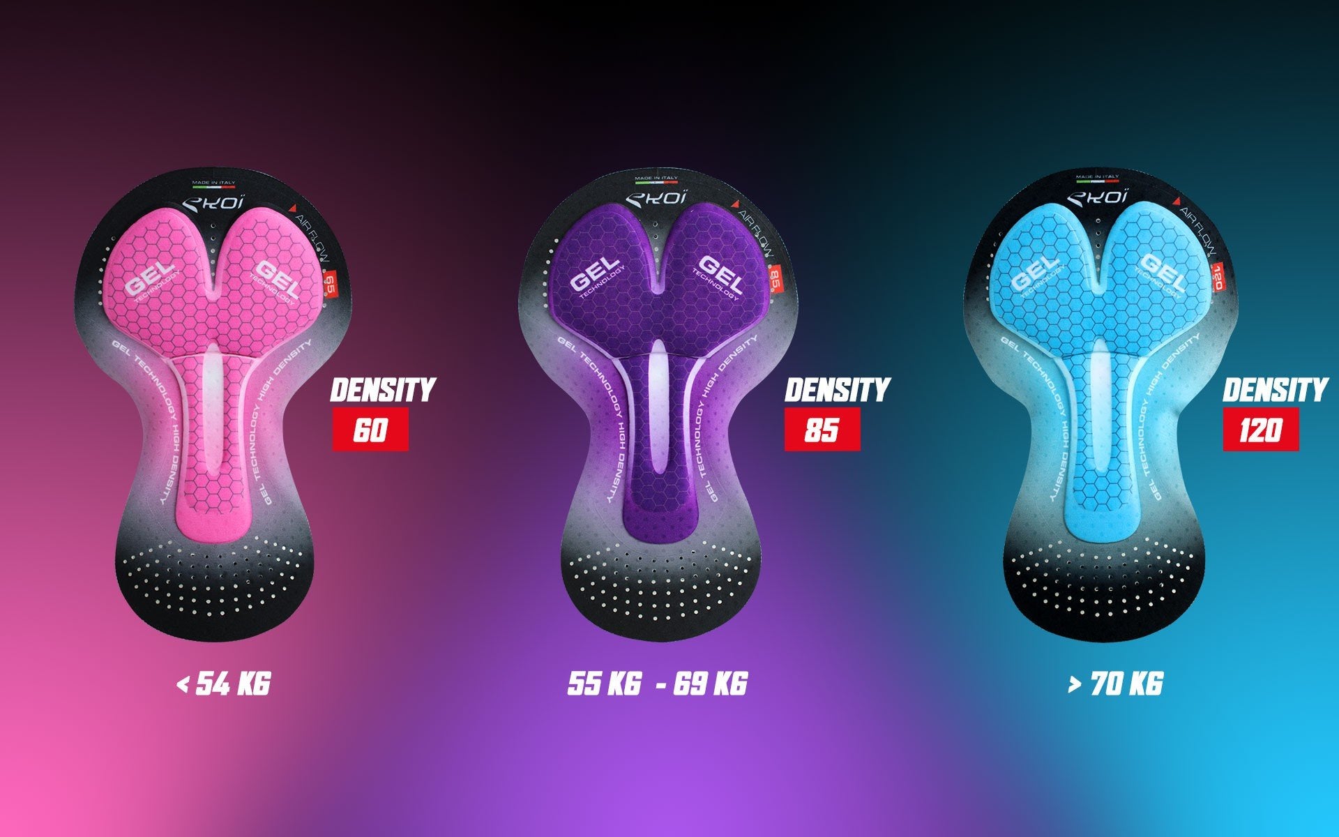 EKOI LADY BIB SHORT WITH PRO GEL MEMORY PAD