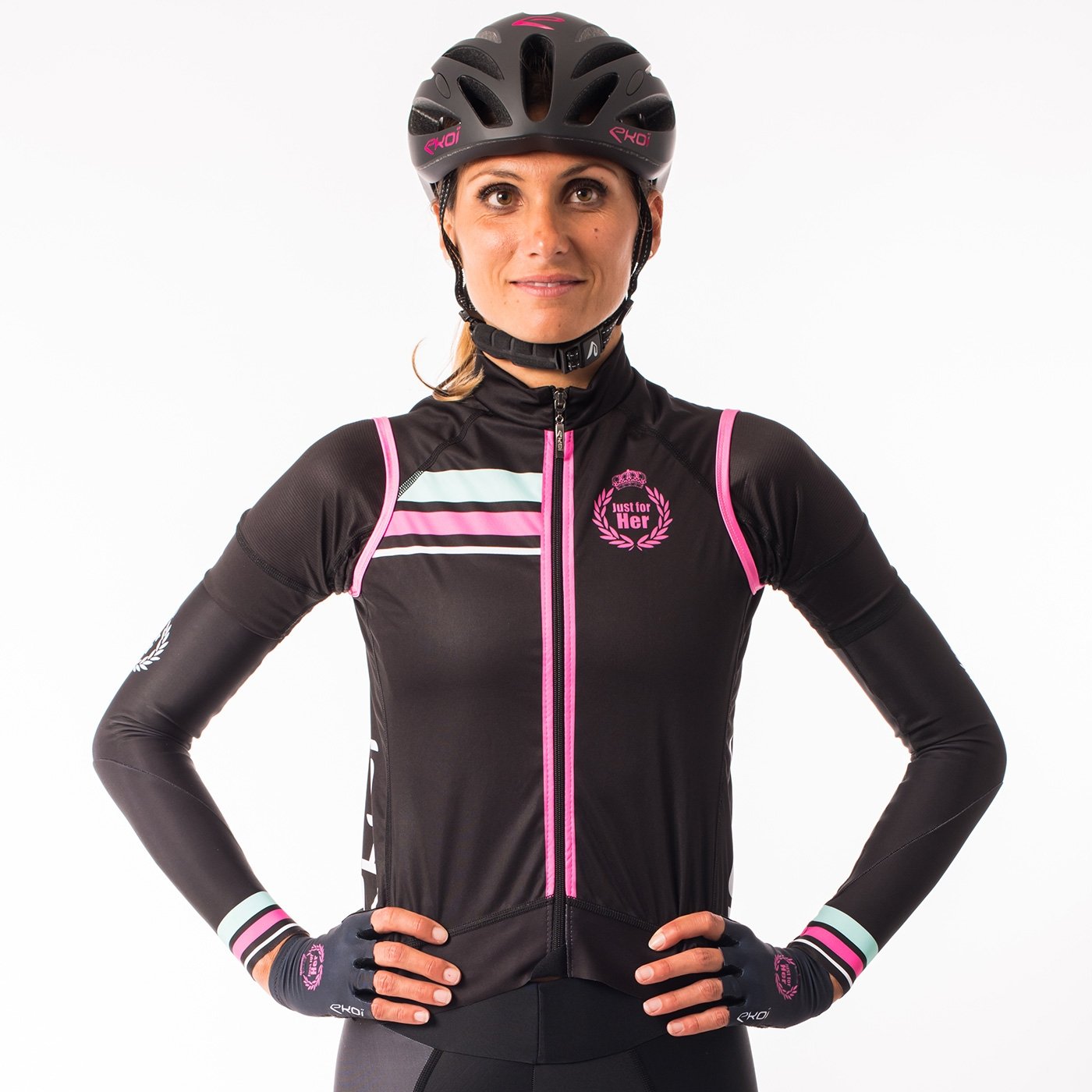 EKOI LADY CLASSIC BLACK WOMEN'S CYCLING GILLET