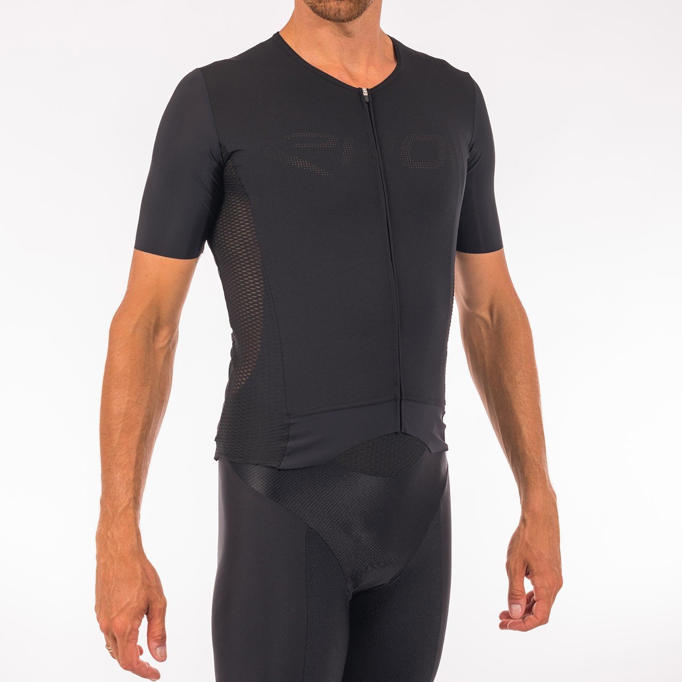 EKOI PERFORATO BLACK SHORT SLEEVE JERSEY