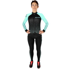 EKOI LADY TRIANGLE LONG SLEEVE JERSEY CELESTE