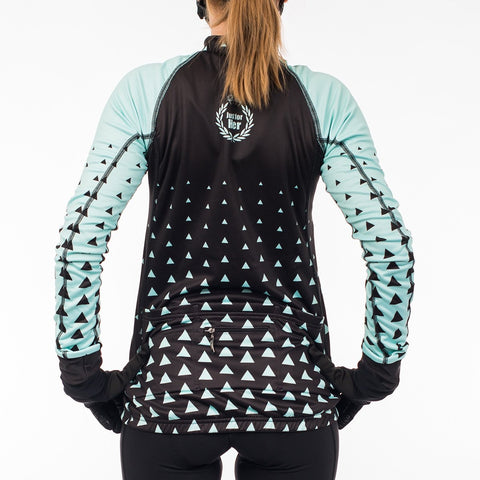 EKOI LADY TRIANGLE LONG SLEEVE JERSEY CELESTE