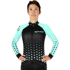 EKOI LADY TRIANGLE LONG SLEEVE JERSEY CELESTE