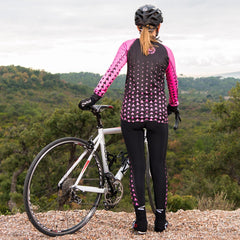 EKOI LADY TRIANGLE LONG SLEEVE JERSEY PINK