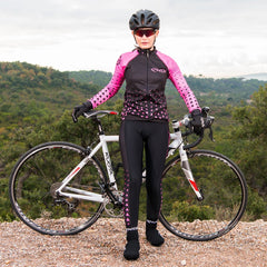 EKOI LADY TRIANGLE LONG SLEEVE JERSEY PINK