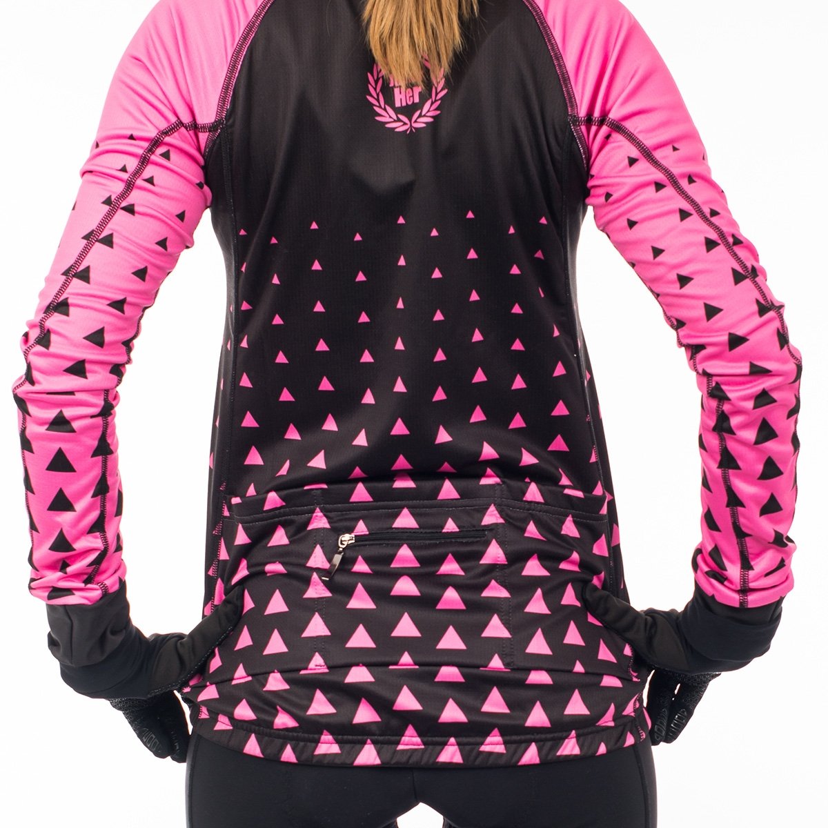 EKOI LADY TRIANGLE LONG SLEEVE JERSEY PINK