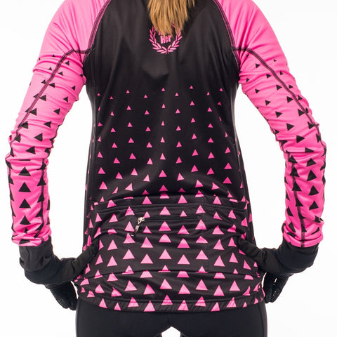 EKOI LADY TRIANGLE LONG SLEEVE JERSEY PINK