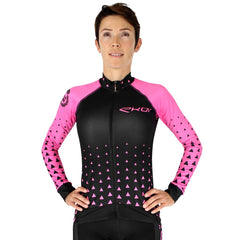 EKOI LADY TRIANGLE LONG SLEEVE JERSEY PINK