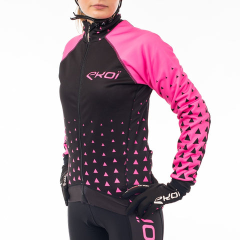EKOI LADY TRIANGLE LONG SLEEVE JERSEY PINK