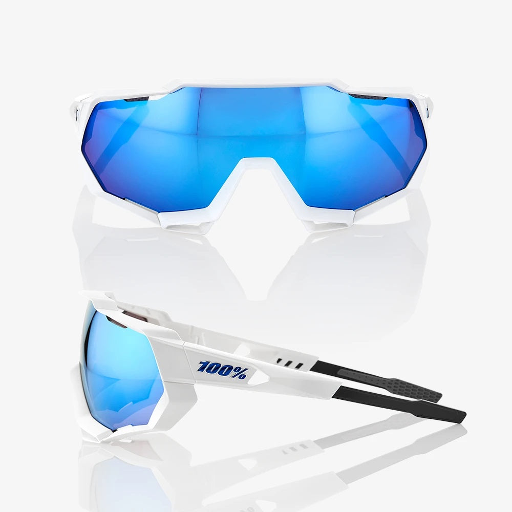 100% SPEEDTRAP - HIPER BLUE MULTILAYER - MIRROR LENS SUNGLASSES