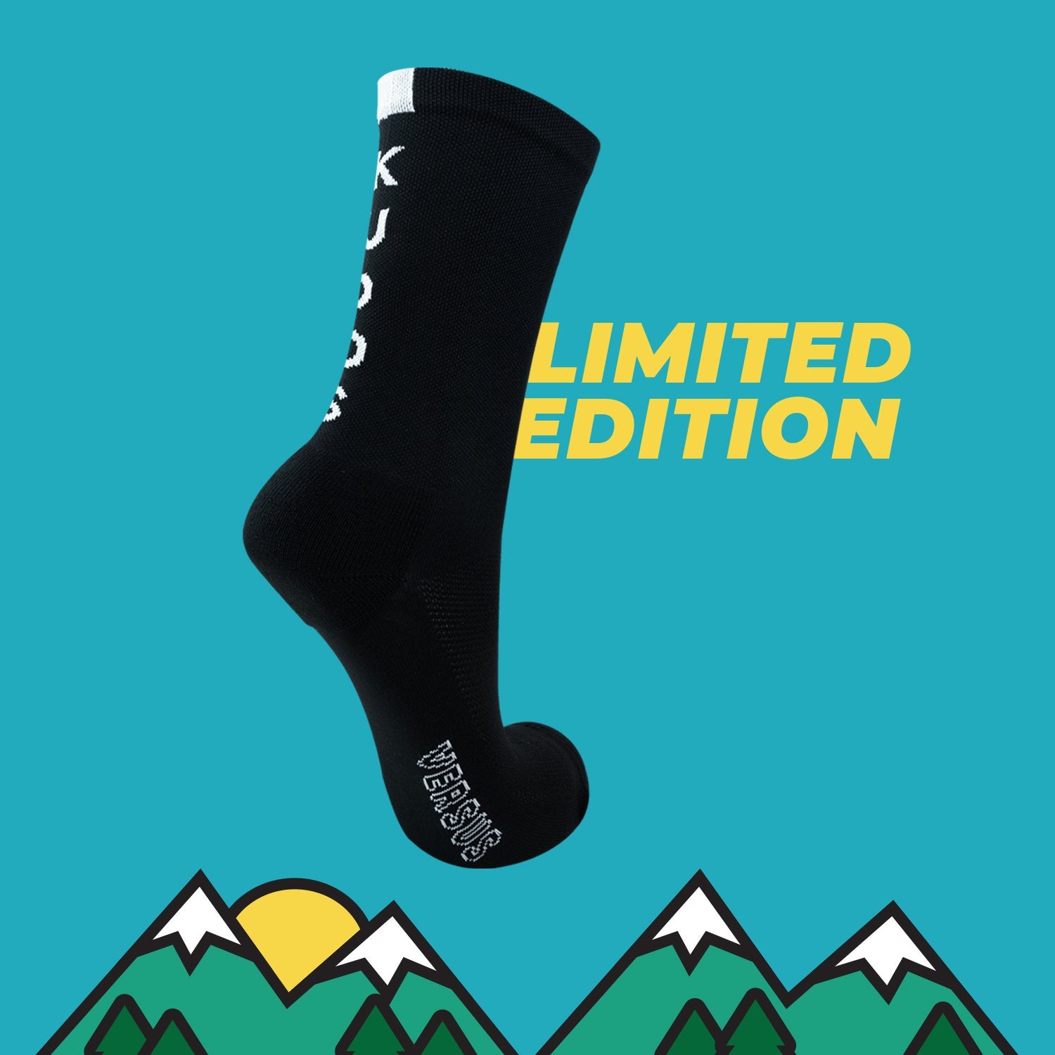 VERSUS KUDOS SOCKS BLACK