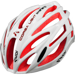 EKOI CORSA LIGHT WHITE RED HELMET